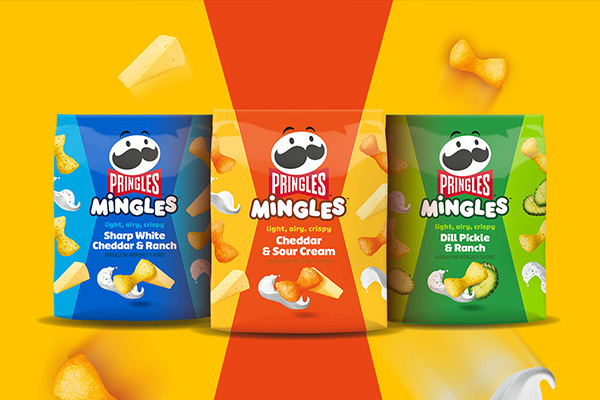 Pringles Mingles - 3 product packages shown.
